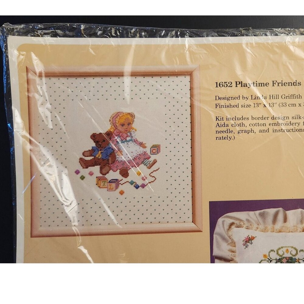 Embroidery Kit Counted Cross Stitch The Creative Circle #1652 Playtime Friends